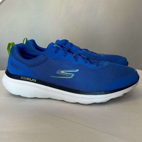 Skechers Go Run Motion Sneakers Blue/Lime, men’s size 13 - Picture 10 of 10
